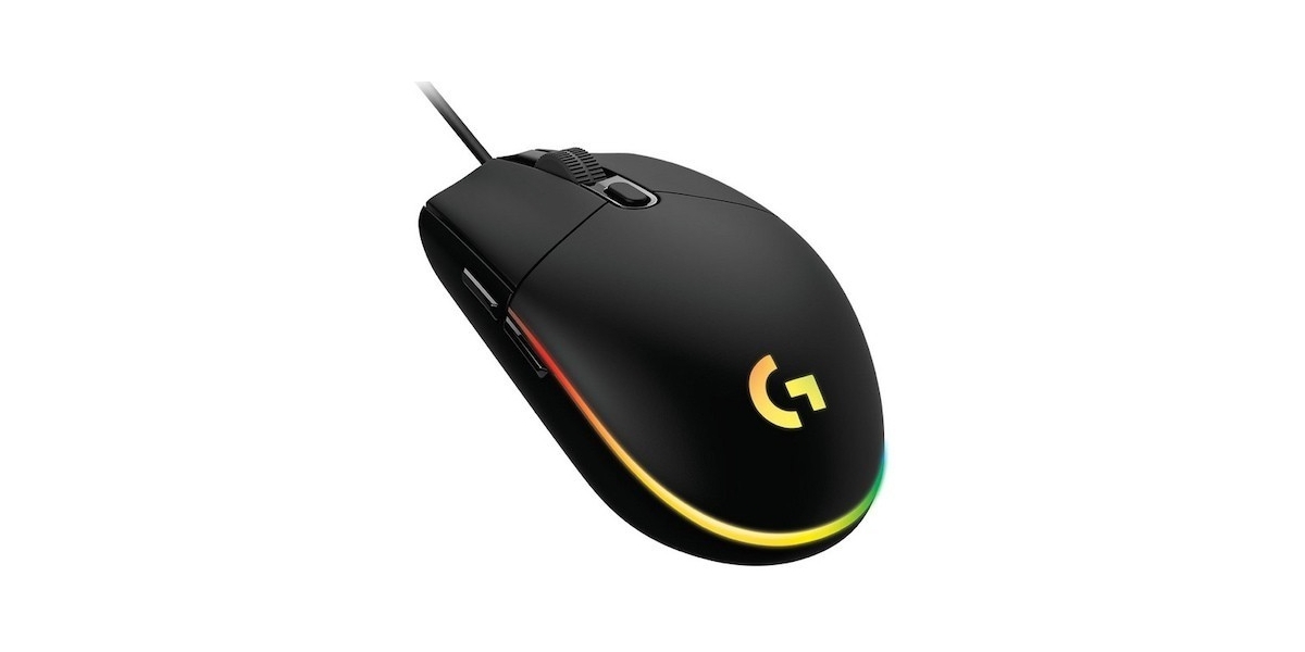 Mouse Logitech G203 LIGHTSYNC Gaming, iluminare RGB, negru 595941