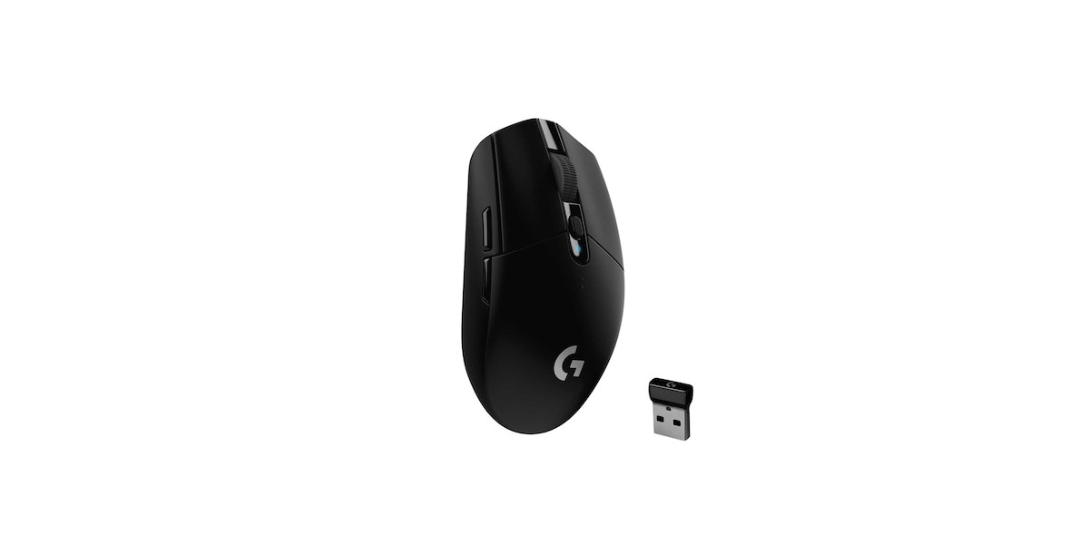 Mouse Logitech Gaming G305 910-005283, Lightspeed Hero, Wireless, negru...