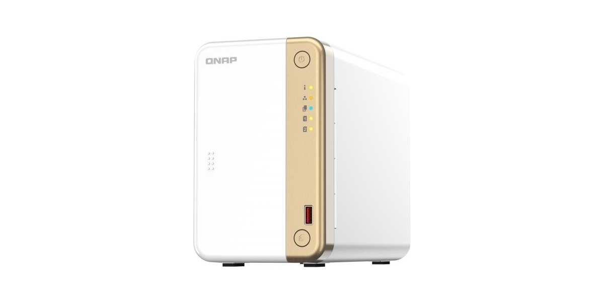 NAS Storage Tower Qnap TS-262-4G, 2BAY, 4GB, Alb 