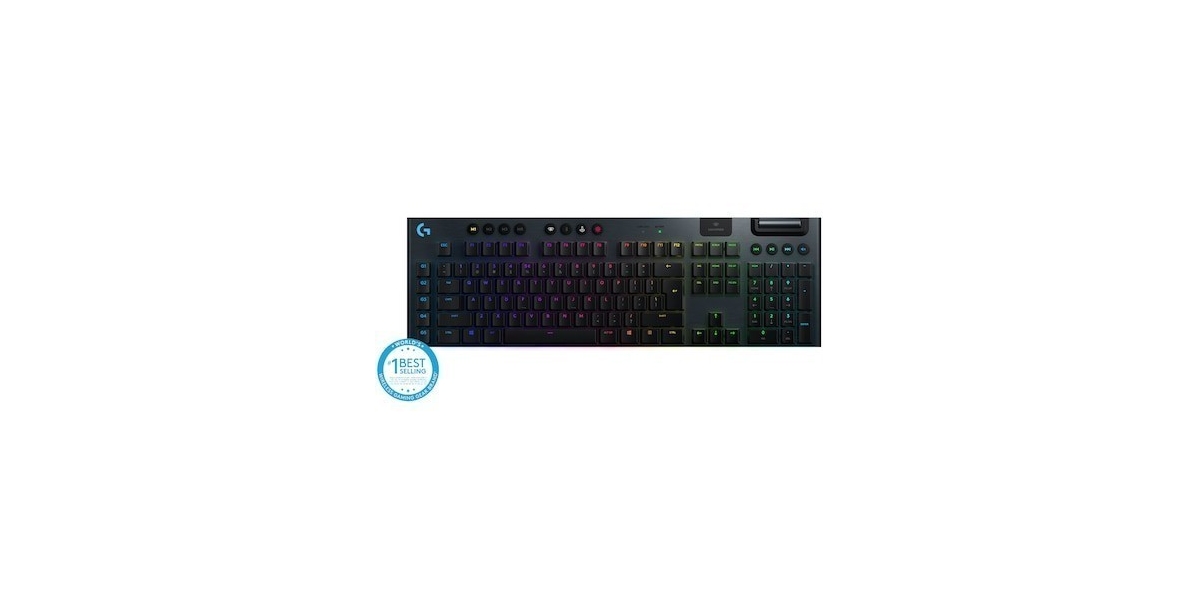 Tastatura mecanica gaming Logitech G915, cu fir, negru 