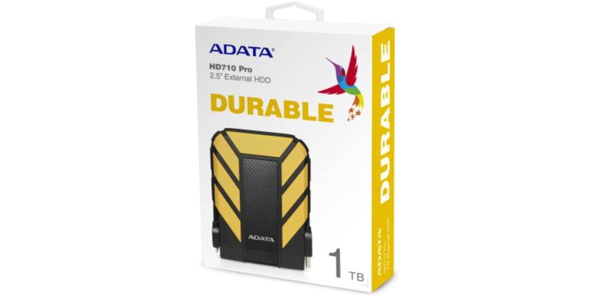 HDD Extern ADATA HD710 Pro, 1TB, Galben, USB 3.1 601268