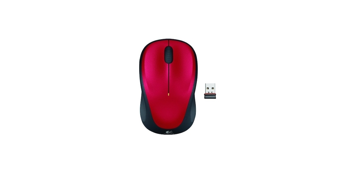 Mouse Logitech M235 Wireless 910-002496, rosu 