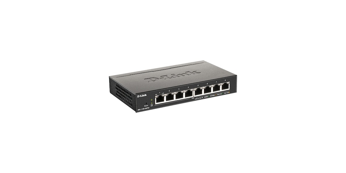 Switch D-Link DGS-1100-08PV2, 8 porturi Gigabit 605299