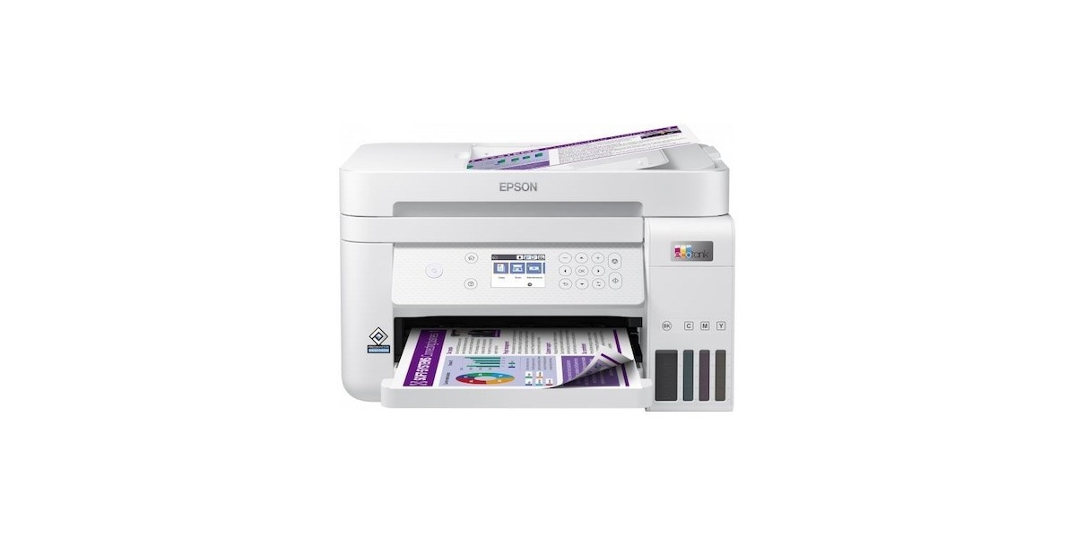 Multifunctional inkjet color Epson EcoTank CISS L6276, A4, alb 