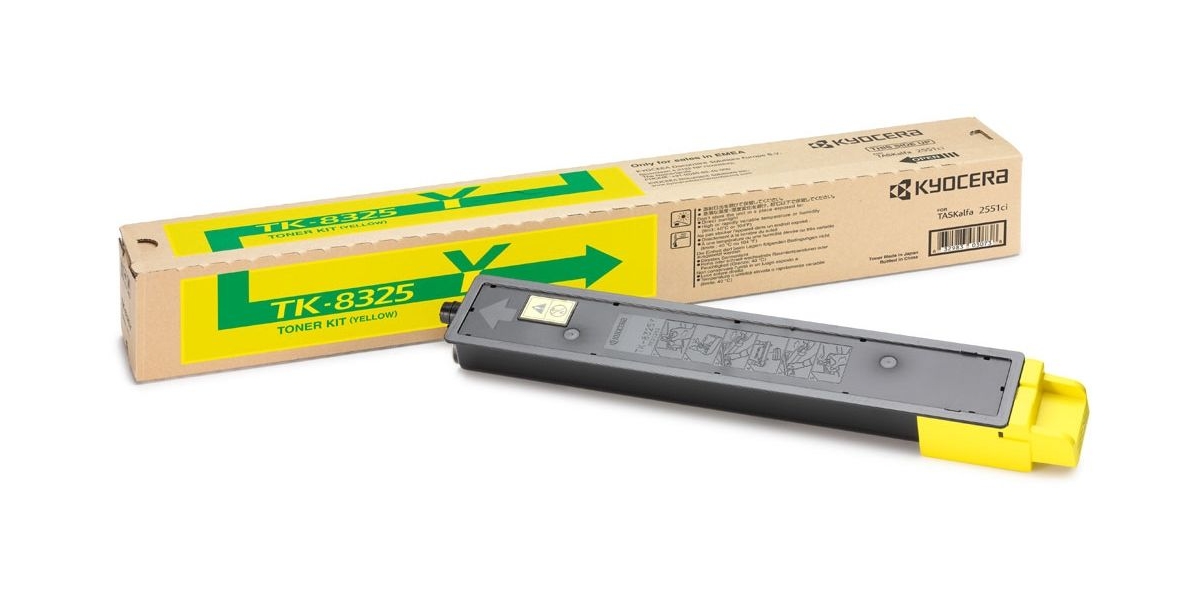 Toner Original Kyocera Yellow TK-8325Y, pentru Taskalfa 2551, 8K 