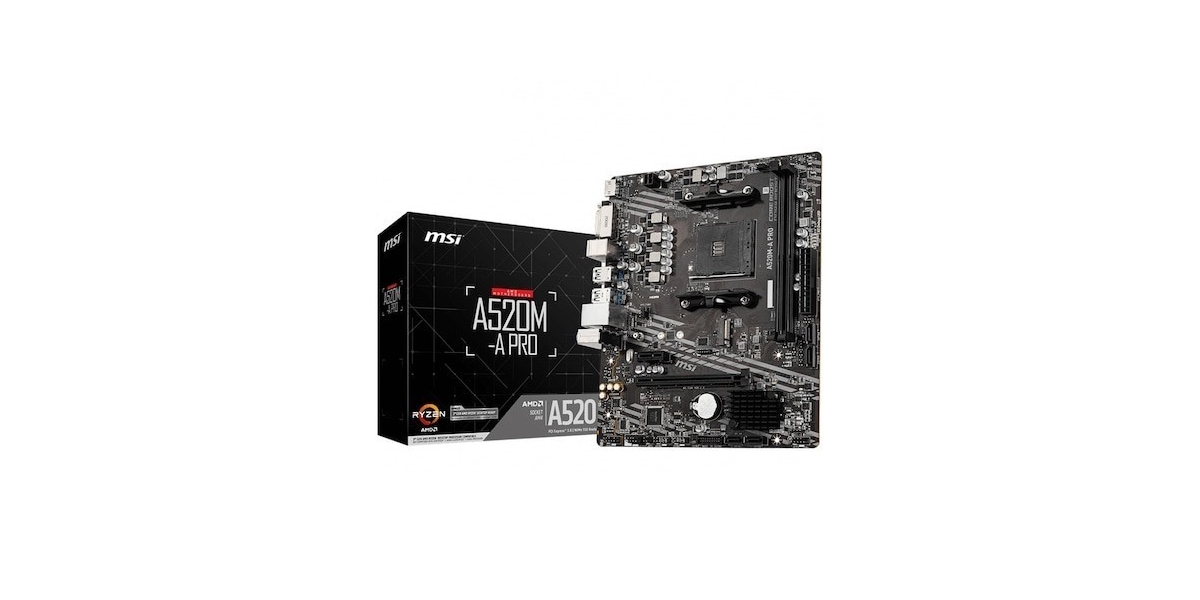 Placa de baza MSI A520M-A PRO, Socket AM4, mATX 