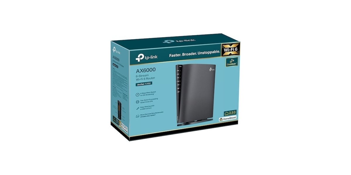 Router Wireless TP-Link Archer AX80, AX6000, Dual-Band, Wi-Fi 6 611406