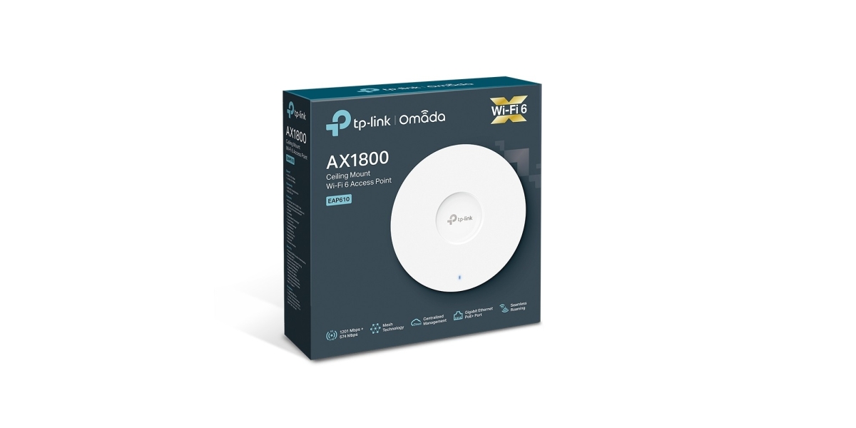 Access point TP-LINK EAP610, AX1800, Dual-Band, WiFi 6 Omada 613201