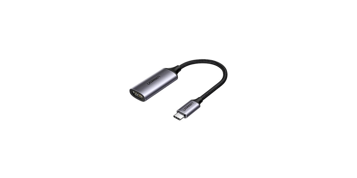 Adaptor video Ugreen CM297 USB Type-C (T) la 1 x HDMI (M), negru, 70444 