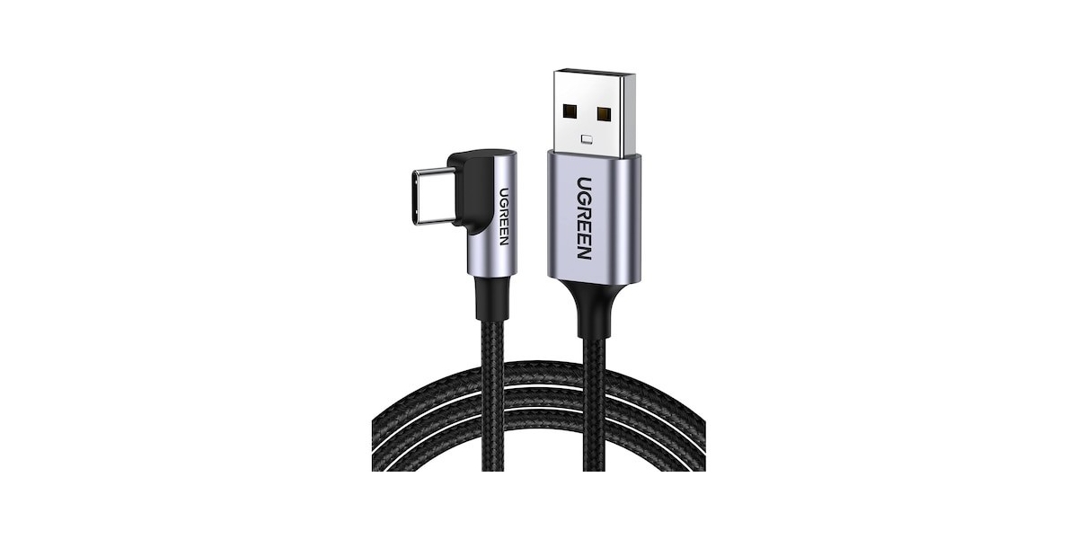 Cablu alimentare si date Ugreen US284, USB la USB Type-C 3A, braided, 3m, negru 