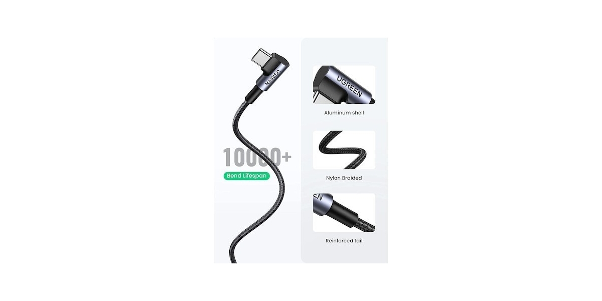 Cablu alimentare si date Ugreen US284, USB la USB Type-C 3A, braided, 3m,...