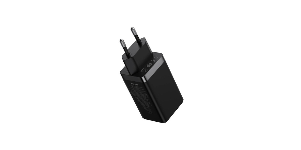 Incarcator de retea Baseus GaN5 Pro CCGP120201, Quick Charge 65W, negru...