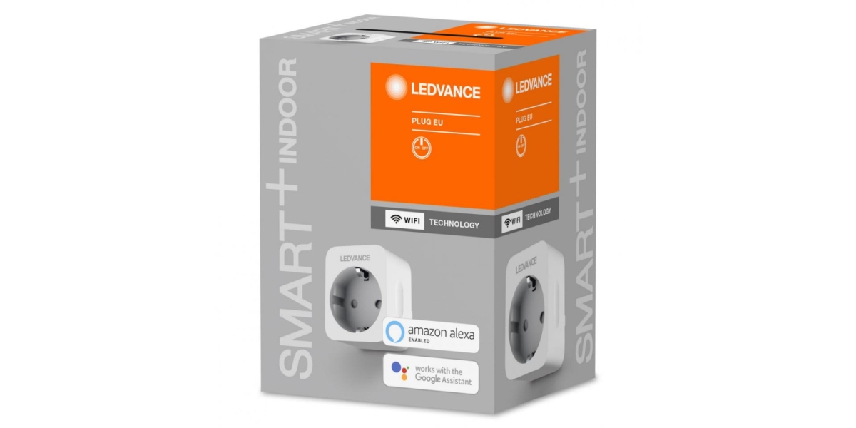 Priza Inteligenta Ledvance Smart + WIFI, 2300W, alb (4058075537248) 613780