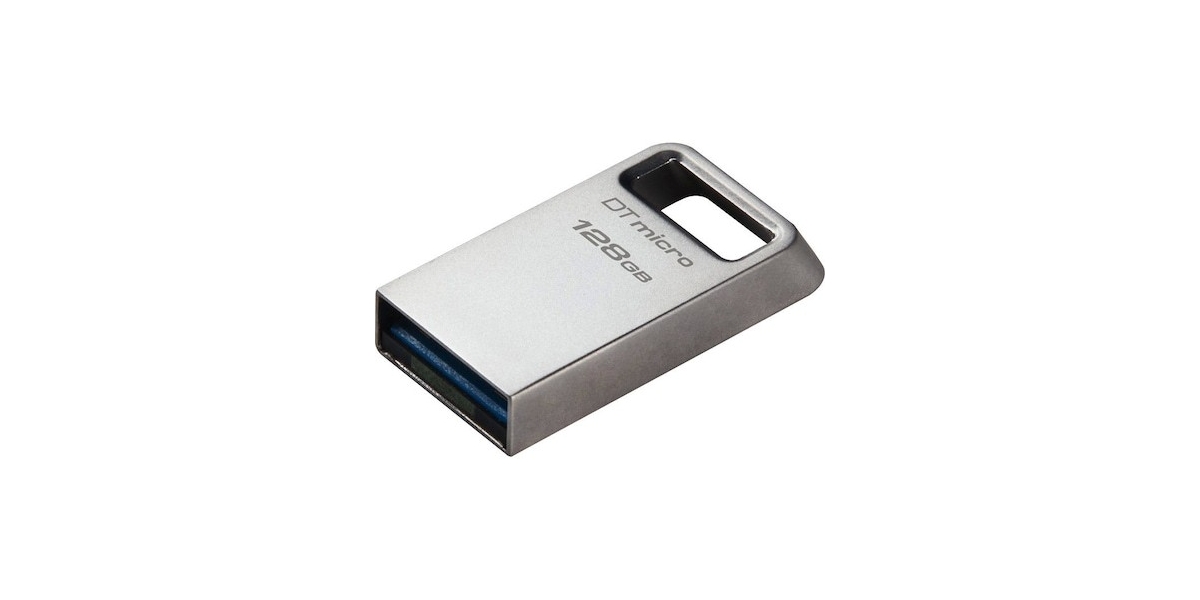 Memorie USB Kingston DataTraveler, 128GB, USB 3.2, Metalic 