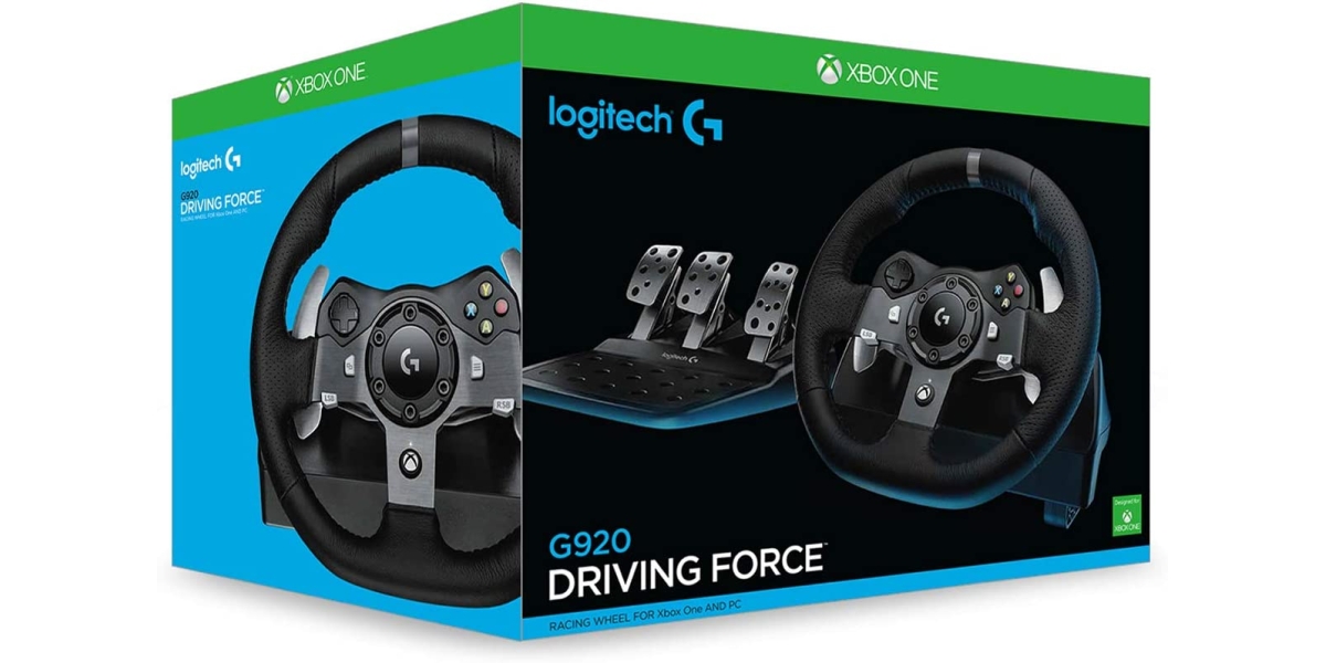 Volan Logitech cu vibratie, (PC/Xbox), Driving Force G920, USB - 941-000123...