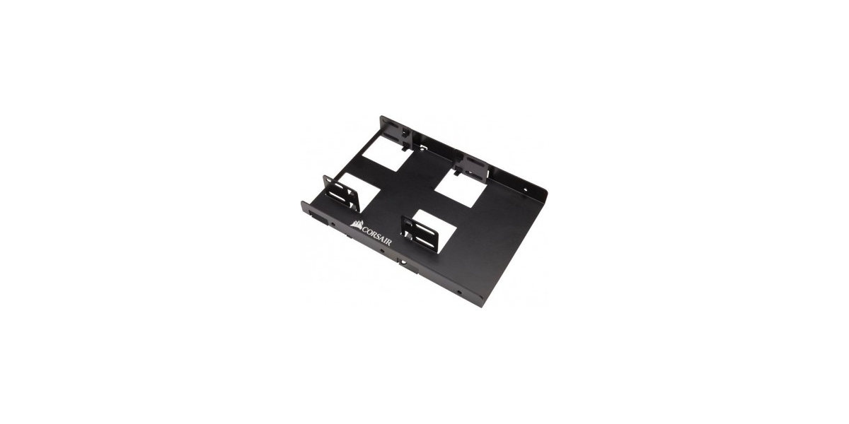 Adaptor SSD/HDD 2.5" la 3.5" Corsair Bracket CSSD-BRKT2, Aluminiu 