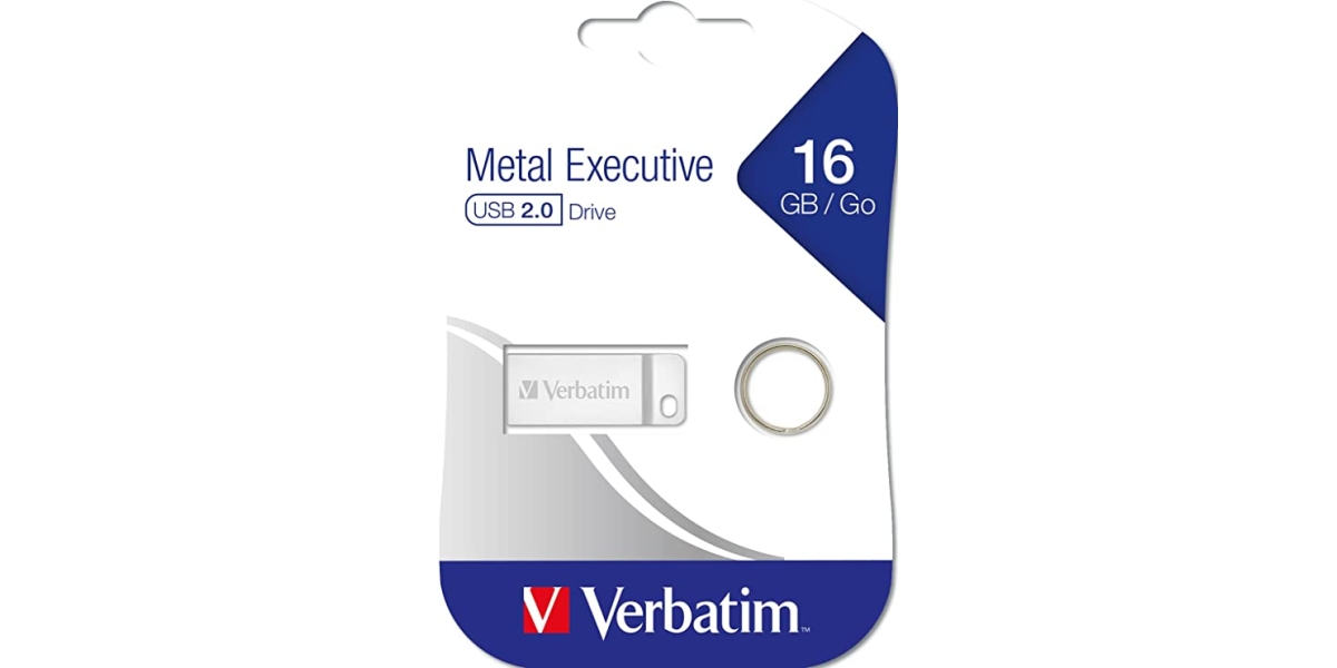 Memorie flash USB Verbatim Metal Executive 98748, 16 GB, Argintiu 631349