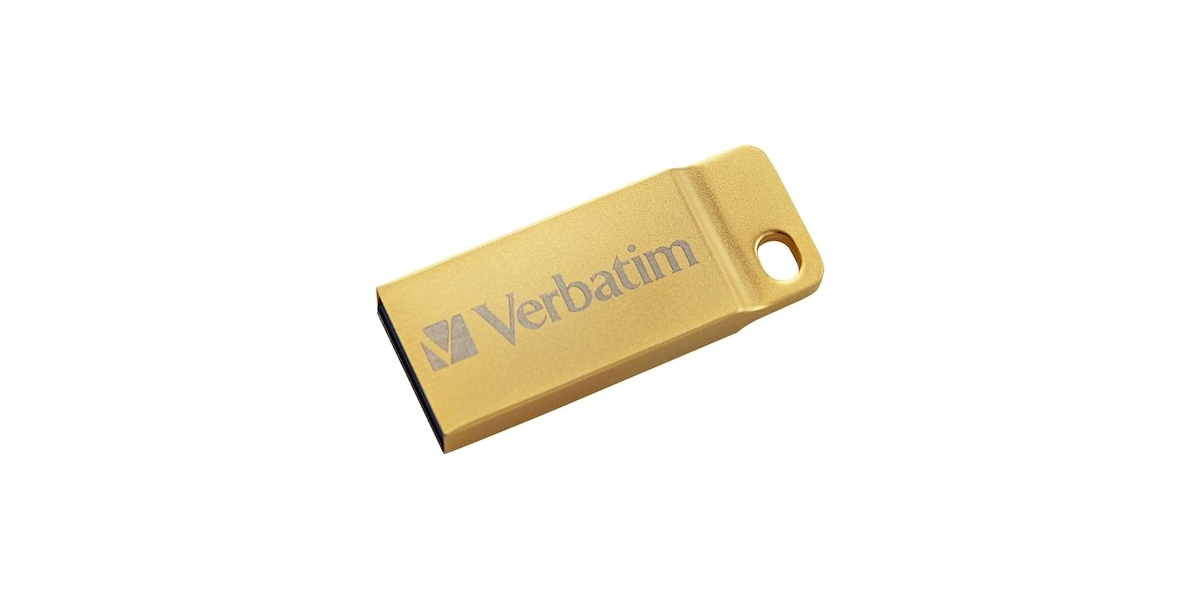 Memorie USB Verbatim Metal Executive 3.0 64GB, Gold (99106) 