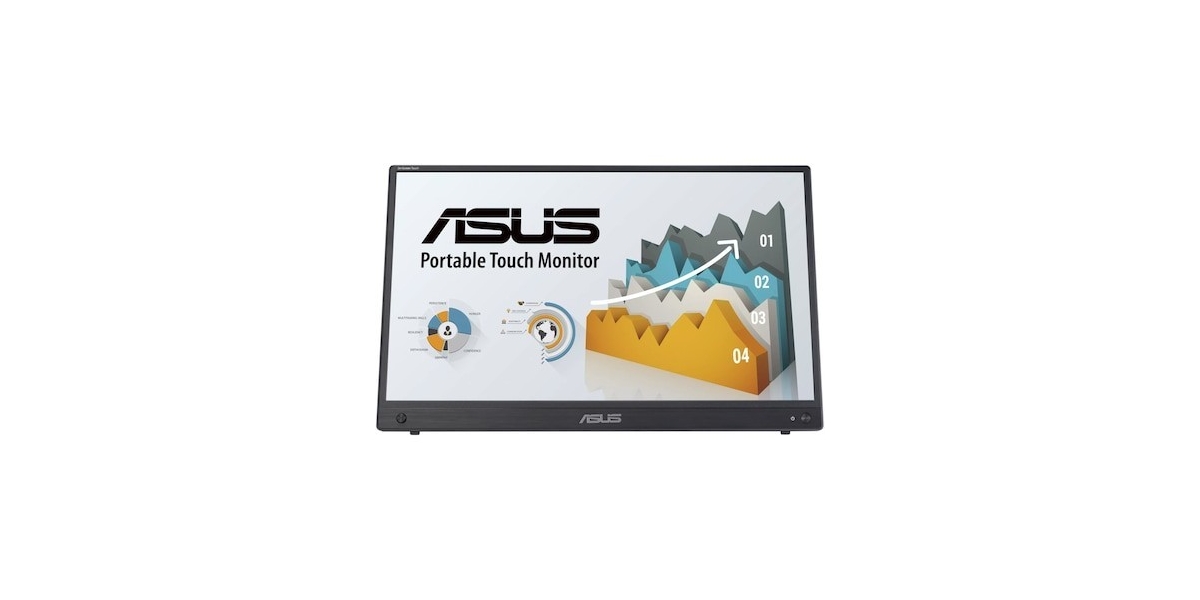 Monitor portabil LED IPS Asus ZenScreen 15.6" MB16AHT, Full HD, Touchscreen,...