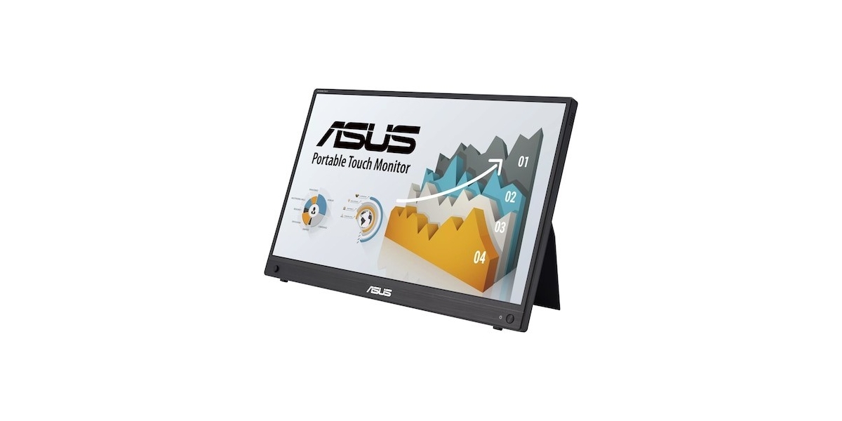 Monitor portabil LED IPS Asus ZenScreen 15.6" MB16AHT, Full HD, Touchscreen,...