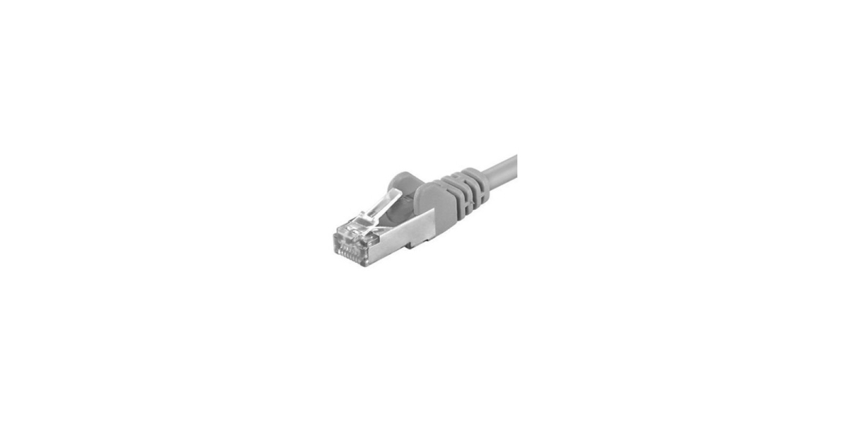 Patchcord FTP RJ45-RJ45 Cat.5e, LSZH, 0.5m, gri, EMTEX FTP-5E-0.5-G-LSZH-EMT 