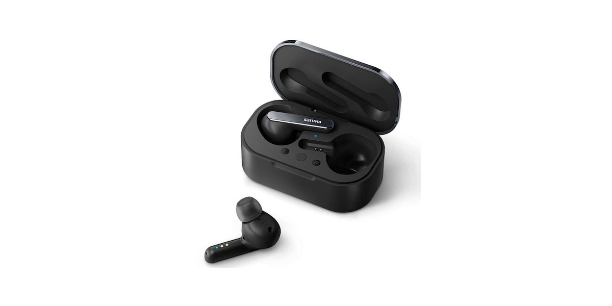 Casti audio True Wireless Philips TAT5506BK/00, In-Ear, Negru 637497