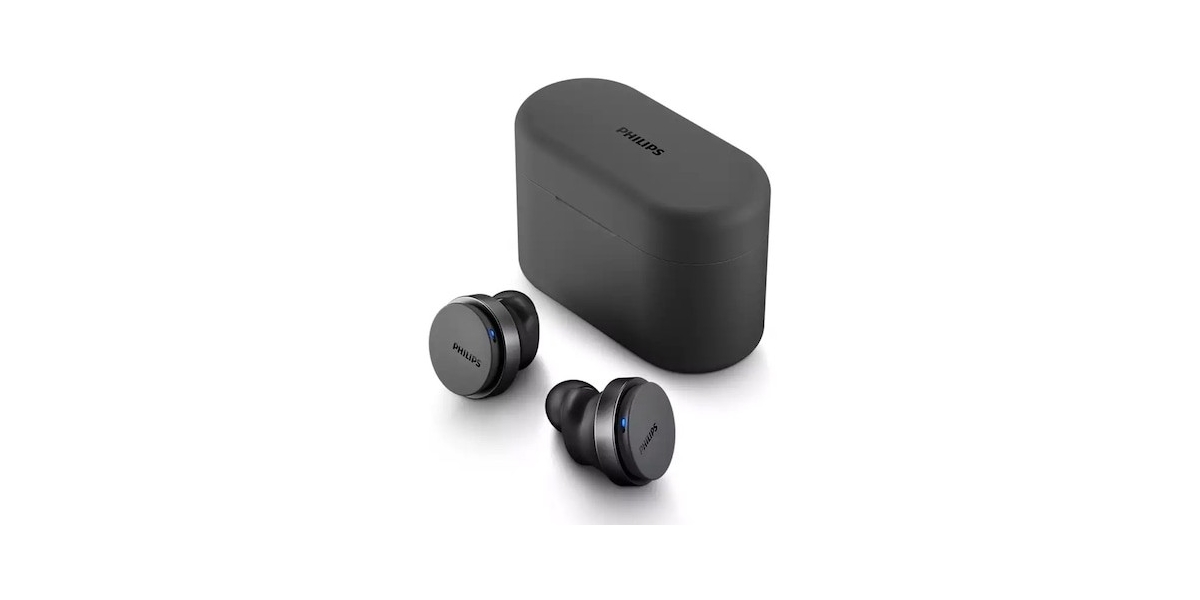 Casti audio true wireless Philips TAT8506BK/00, Bluetooth, Waterproof, Negru...