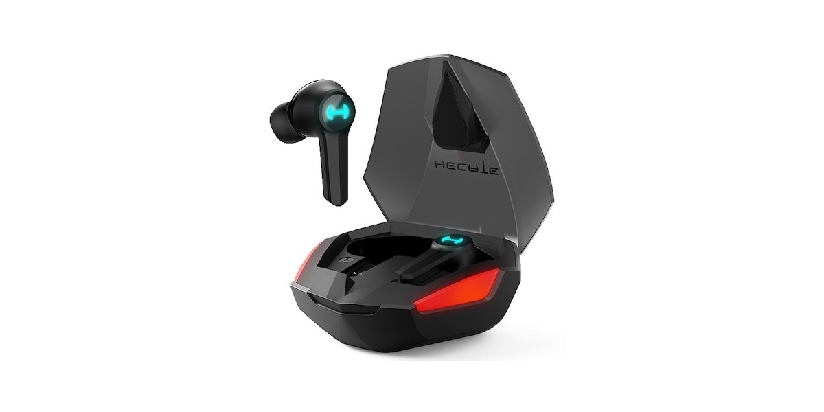 Casti Wireless Edifier GT4-BK, intraauriculare, RGB, USB-C, Negru 