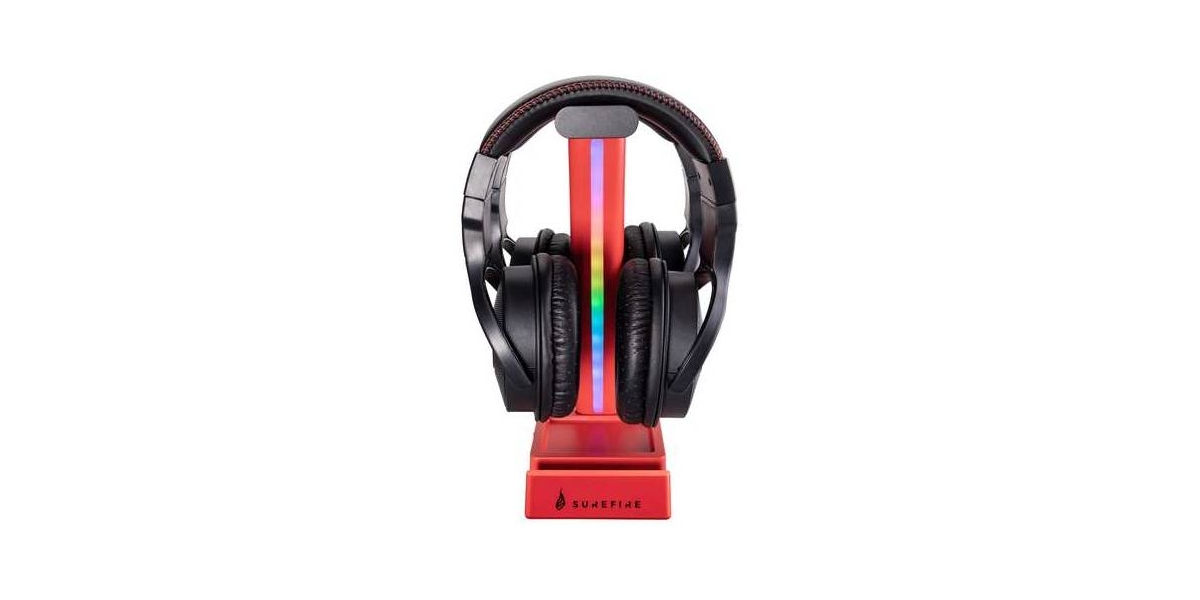 Stand pentru casti Gaming SureFire SF VinsonN1 RGB 48846, Rosu 637743