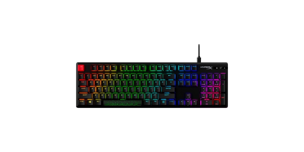 Tastatura Gaming HP HyperX Alloy Origins PBT RGB 639N4AA#ABA, Mecanica, Negru 