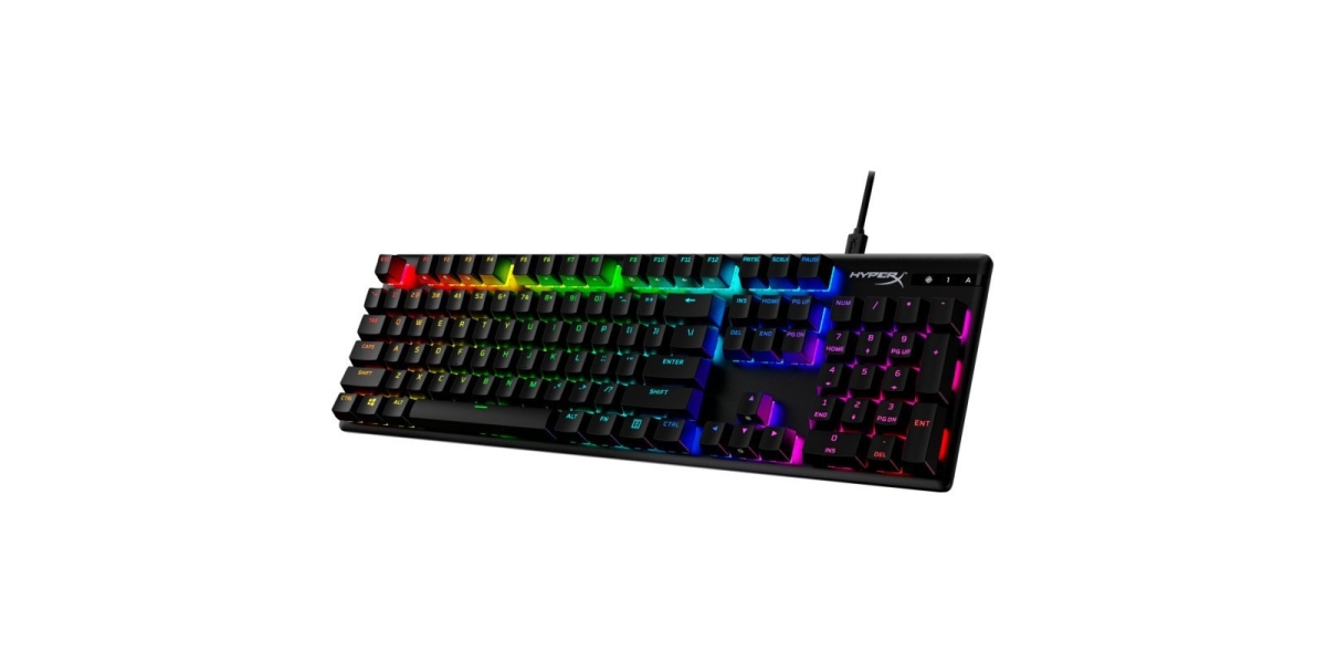 Tastatura Gaming HP HyperX Alloy Origins PBT RGB 639N4AA#ABA, Mecanica, Negru...