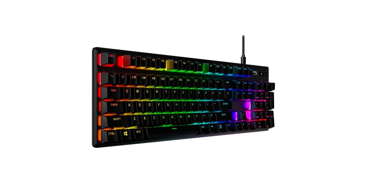 Tastatura Gaming HP HyperX Alloy Origins PBT RGB 639N4AA#ABA, Mecanica, Negru...