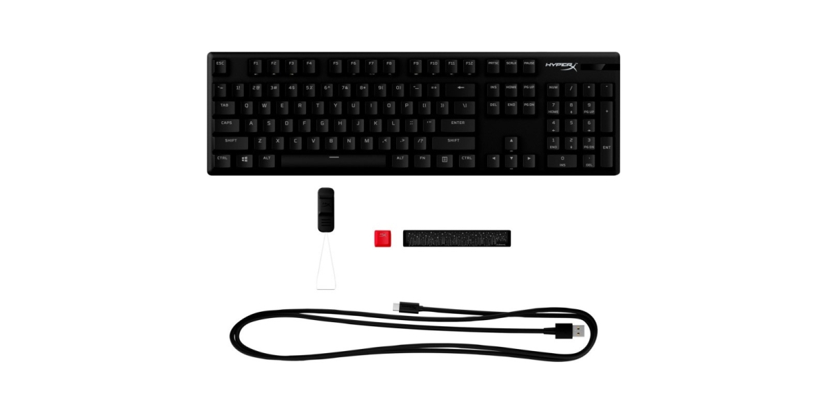 Tastatura Gaming HP HyperX Alloy Origins PBT RGB 639N4AA#ABA, Mecanica, Negru...