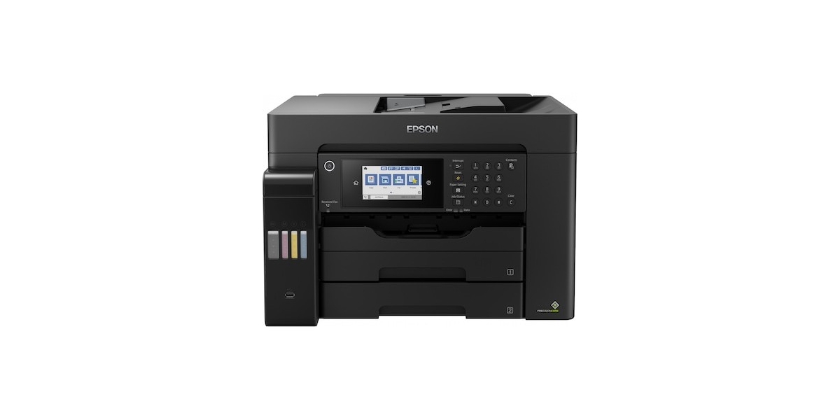 Multifunctional inkjet color CISS Epson L15160, A3, Wireless, Negru...