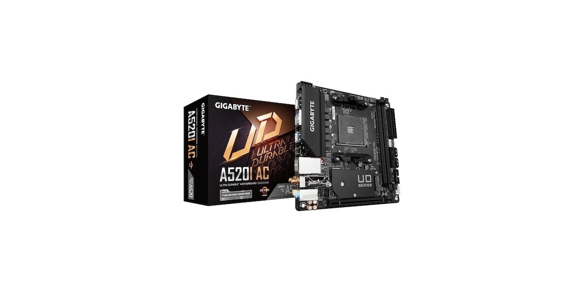 Placa de baza Gigabyte A520I AC, Socket AM4, mini ITX 