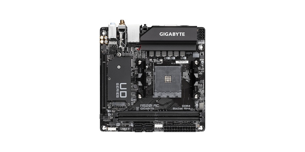 Placa de baza Gigabyte A520I AC, Socket AM4, mini ITX 650847