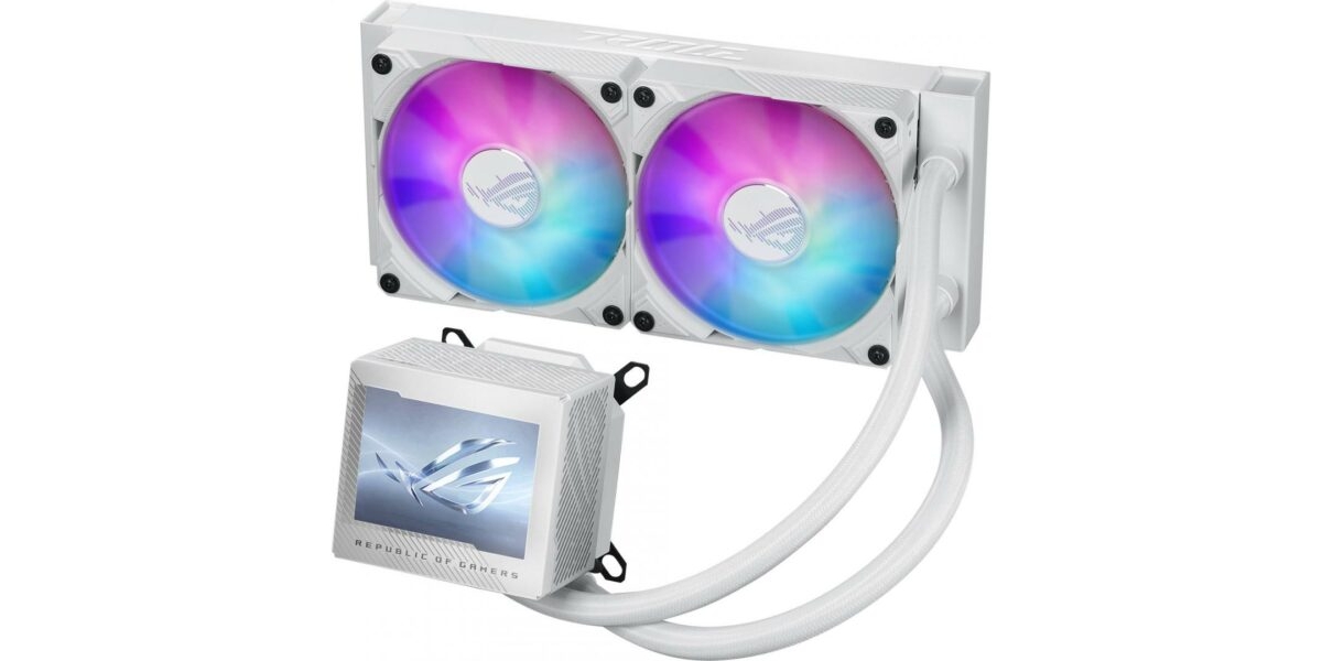 Cooler procesor ASUS ROG RYUJIN III 240 ARGB WHT, 2x 120mm, Alb 