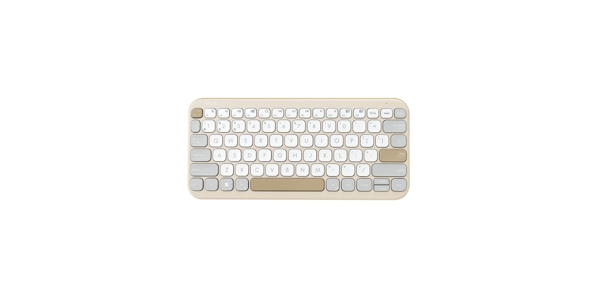 Tastatura wireless ASUS KW100 Oat Milk (90XB0880-BKB040) 