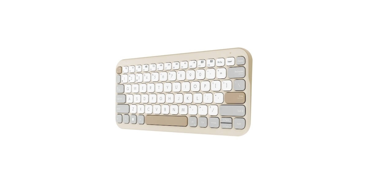 Tastatura wireless ASUS KW100 Oat Milk (90XB0880-BKB040) 651958