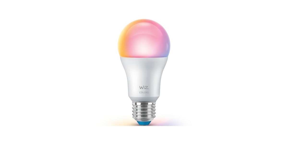 Pachet 3 becuri LED RGB inteligente WiZ A60, E27 60W (8720169075610) 652211