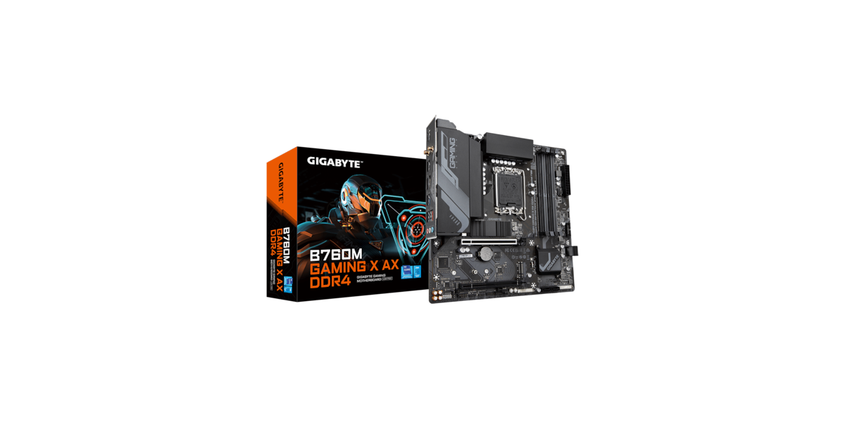 Placa de baza Gigabyte B760M GAMING X AX, DDR4, Socket 1700 