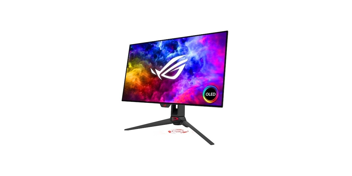 Monitor gaming LED IPS Asus ROG PG27AQDM, 26.5", Full HD, 1 ms, G-Sync, Negru...