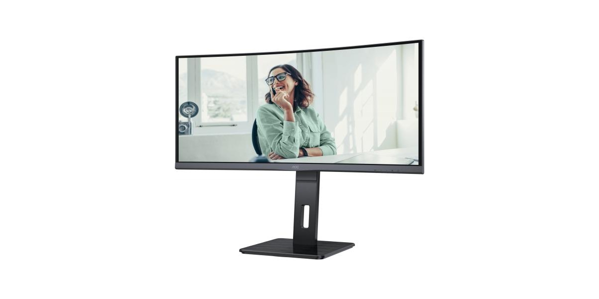 Monitor LED Curbat AOC CU34P3CV, 34", 4ms GTG, UWQHD VA, Negru 