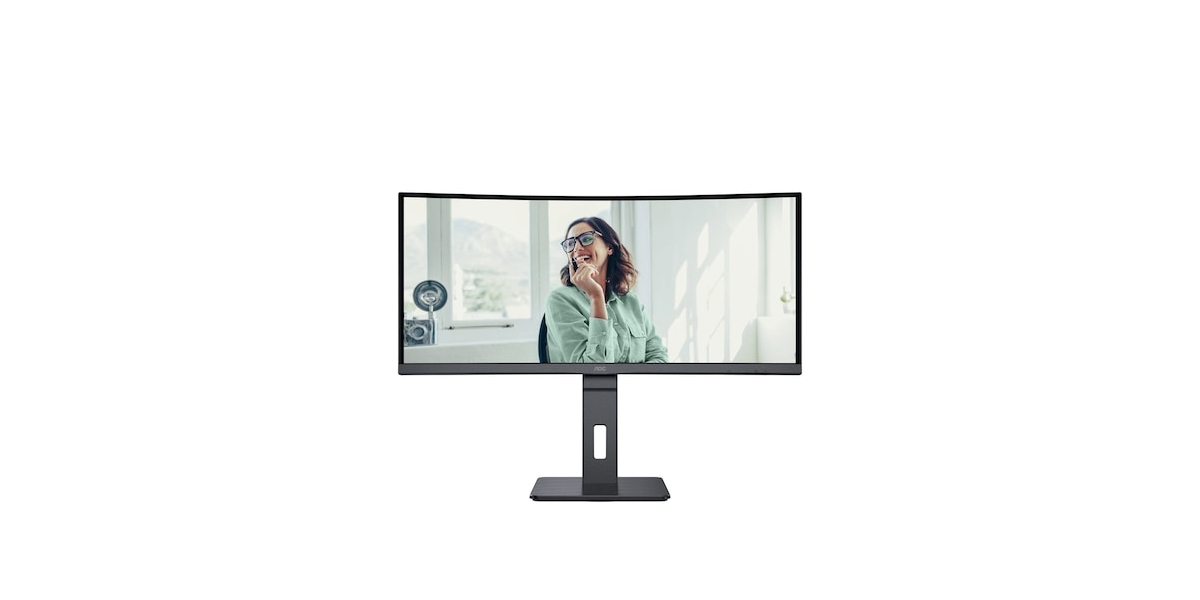 Monitor LED Curbat AOC CU34P3CV, 34", 4ms GTG, UWQHD VA, Negru 683451