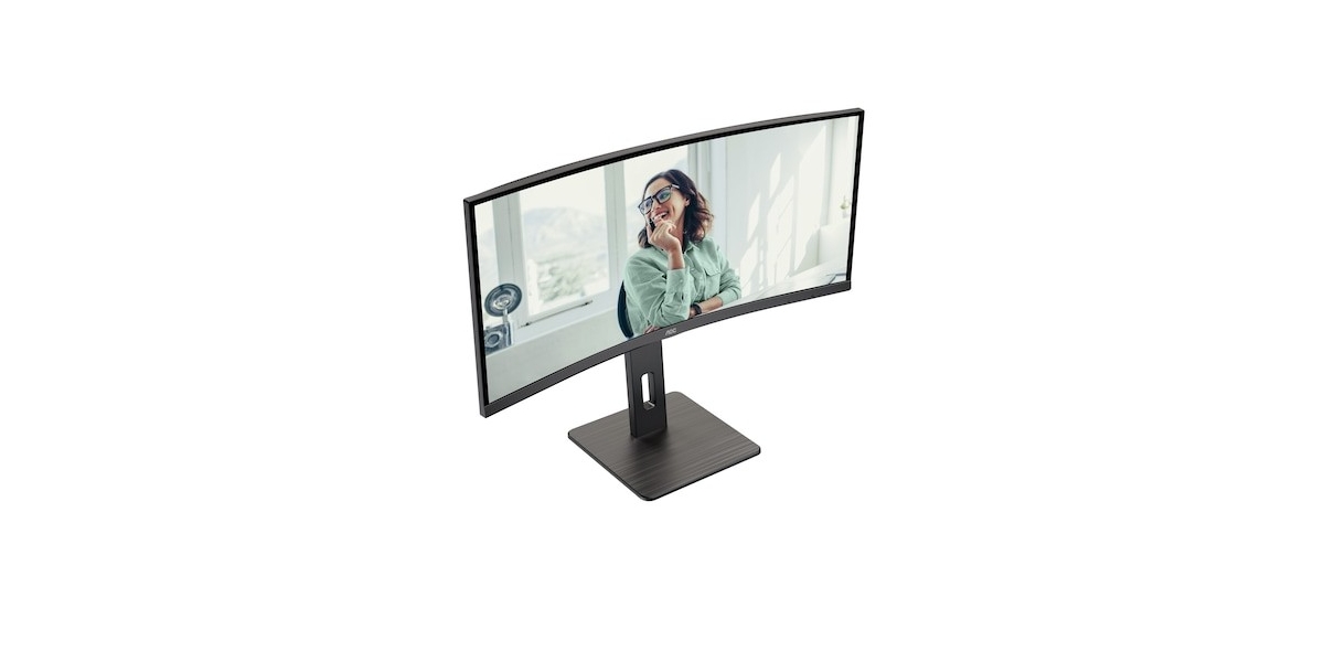 Monitor LED Curbat AOC CU34P3CV, 34", 4ms GTG, UWQHD VA, Negru 683454