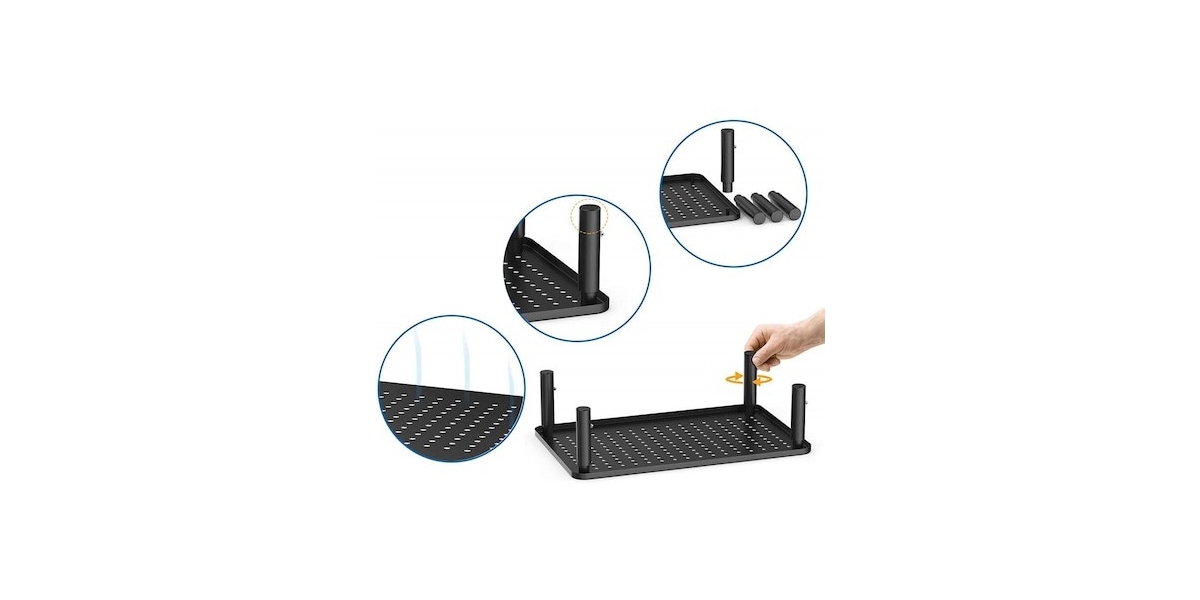 Stand pentru monitor Techly ICA-MS481, reglabil, metalic, negru 683327