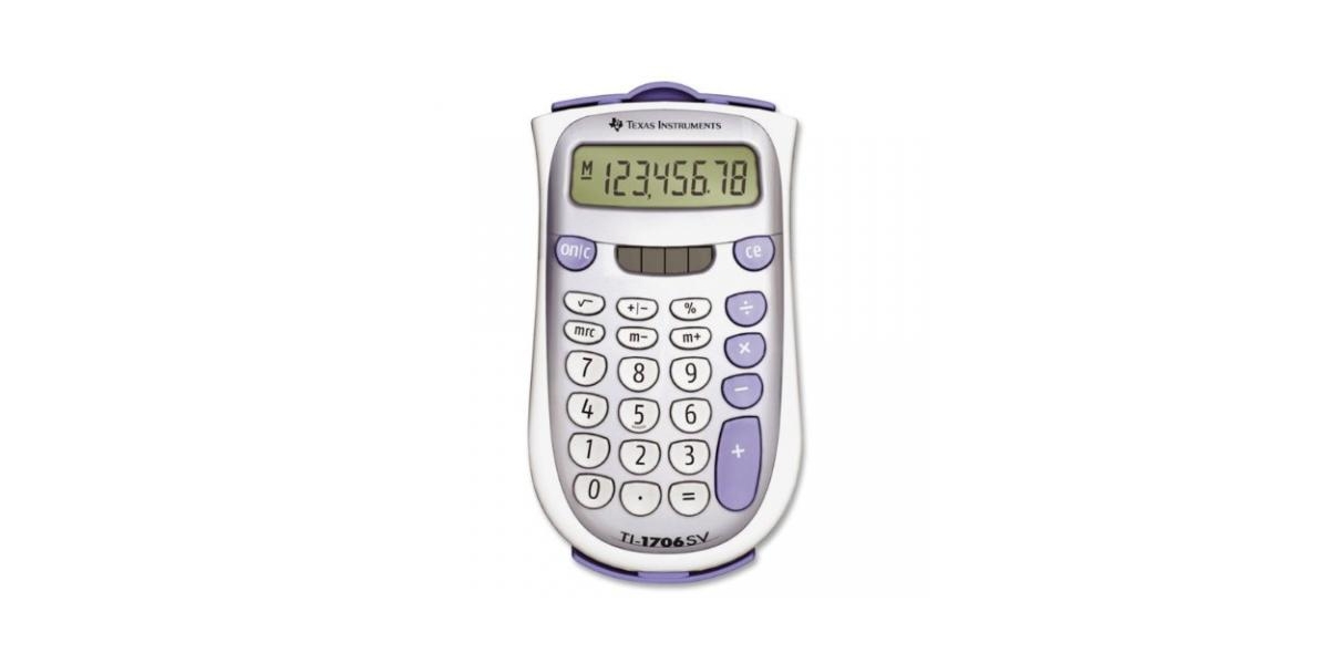 Calculator de birou Texas Instruments TI-1706 SV, 8-digit, gri TI000034 