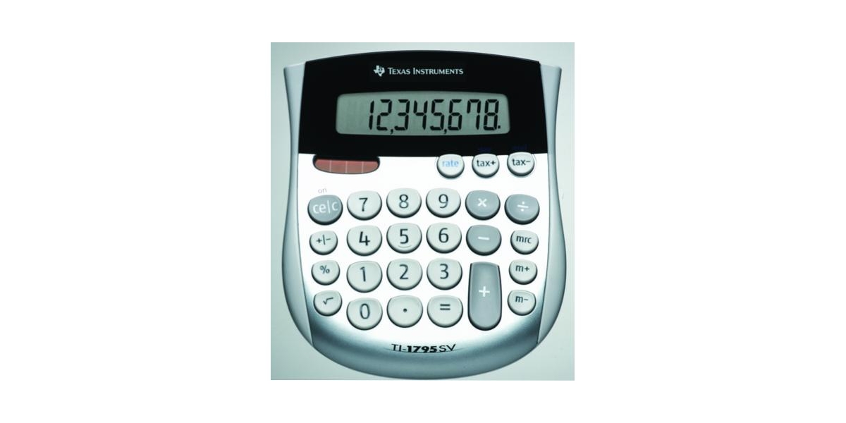 Calculator de birou Texas Instruments TI-1795SV, 8 digiti, gri TI000538 