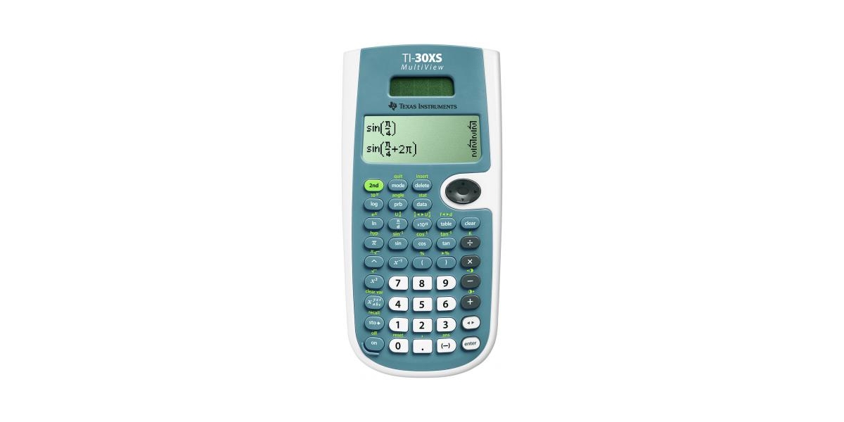 Calculator de birou Texas Instruments TI-30XS MultiView, Albastru...