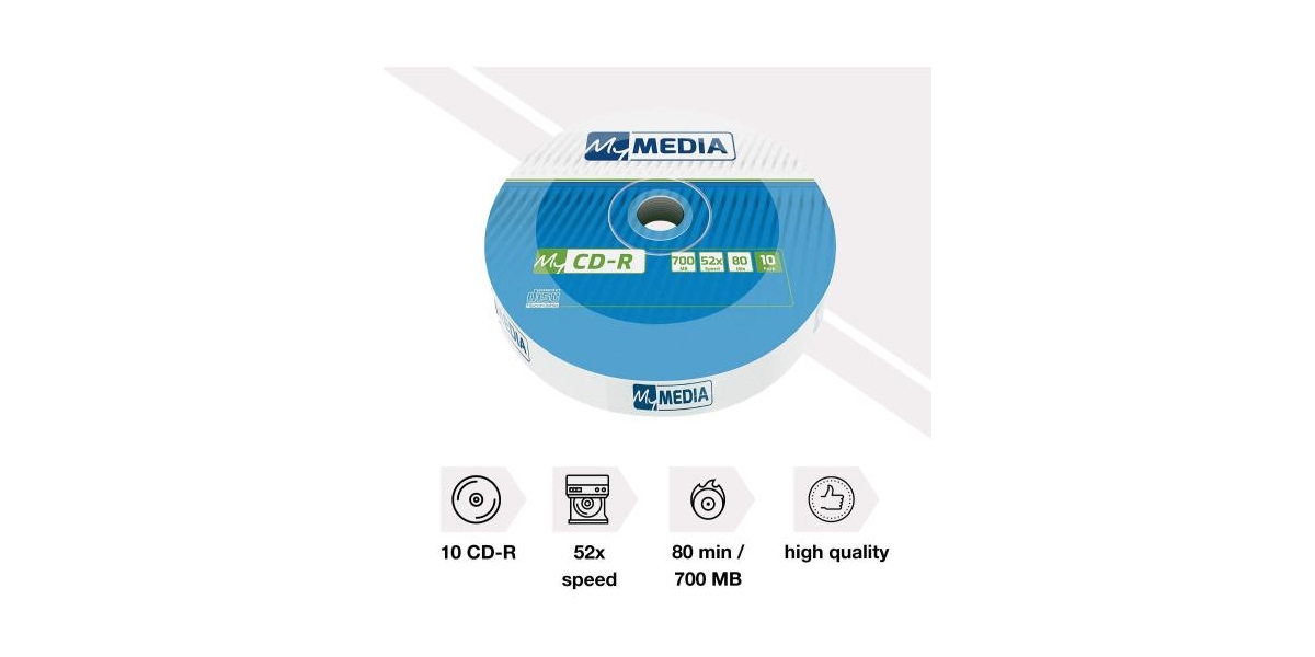 BLANCURI Verbatim CD-R, 52x, 700MB, 10 buc, Wrap (69204) 